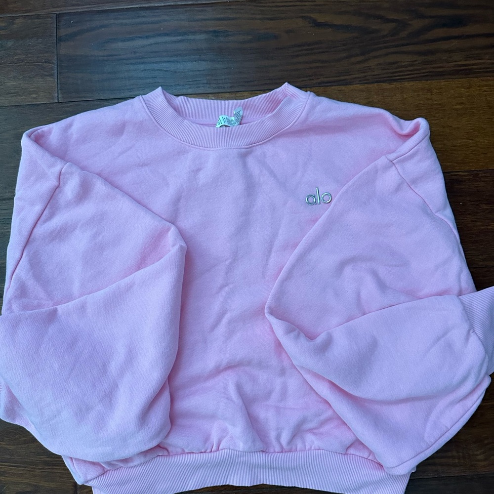 ALO Yoga Light Pink Sweatshirt